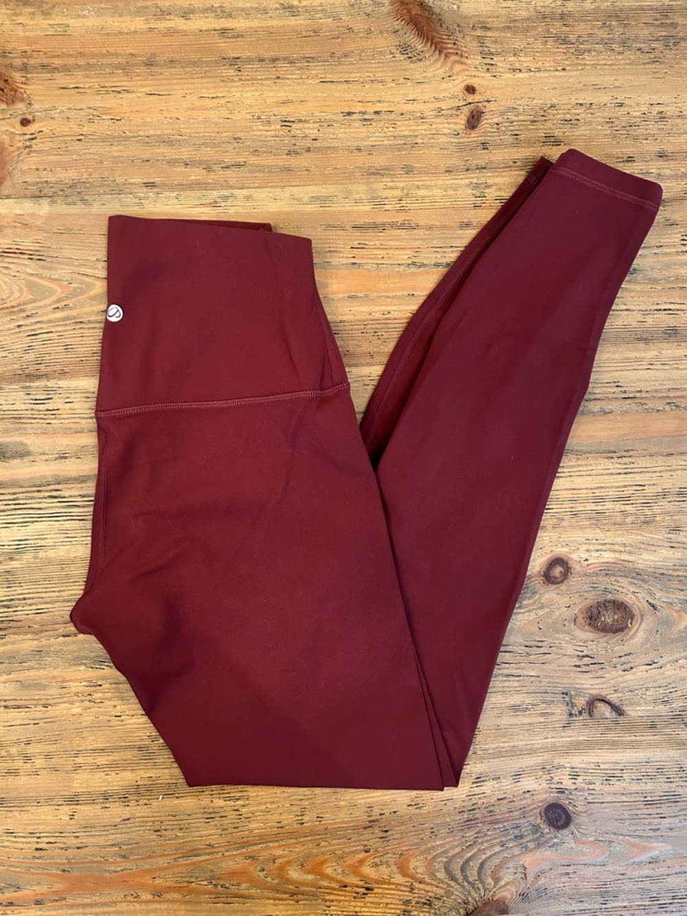 CRZ yoga leggings burgundy small